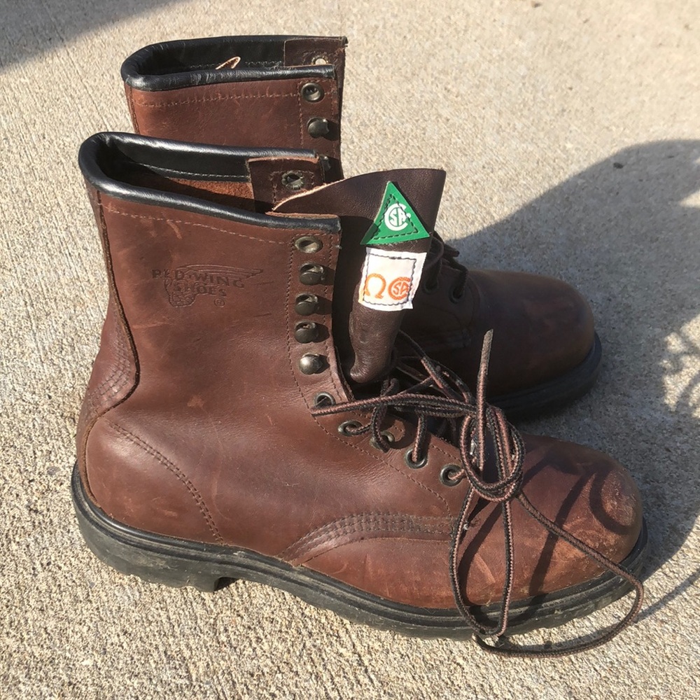Redwing steel toe boots